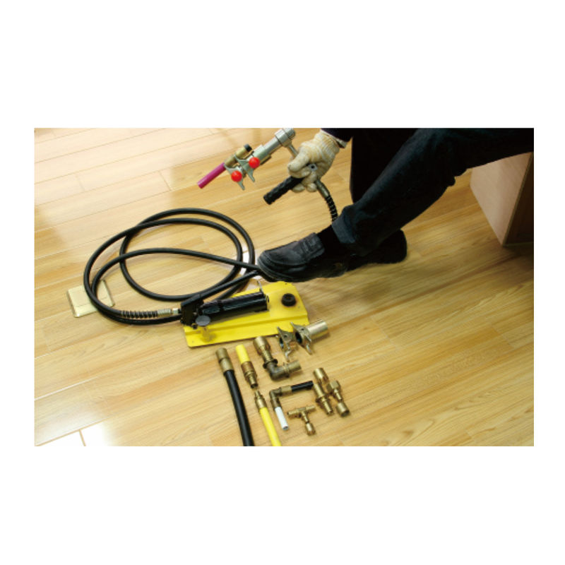Outil de pressage hydraulique à pédale DL-1232-5 coulissant pour connecter les outils d'installation de tuyaux